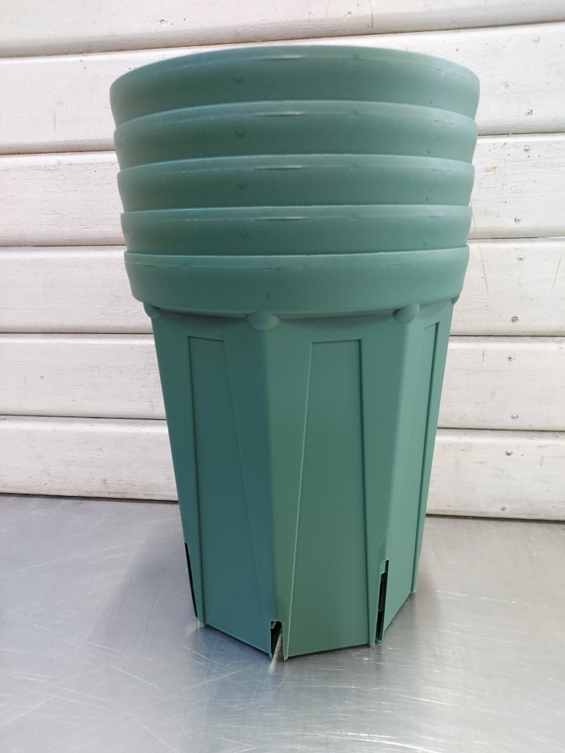 送料無料★植物の根張りが違う！スリット鉢ＣＳＭ－１８０Ｌ(ロングタイプ）　６号　５Ｐ 　a 