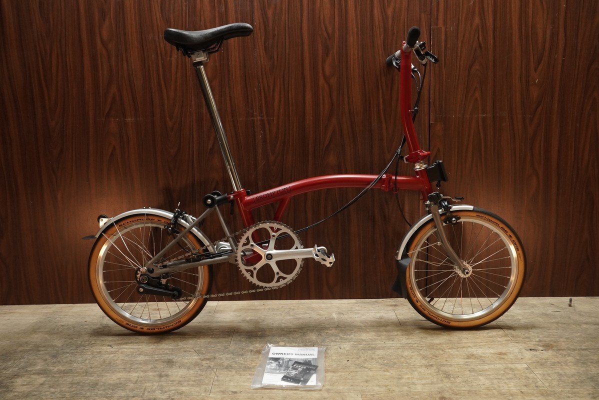 ■BROMPTON S2L-X 16インチ折畳ミニベロ チタン ORIGINAL 2S 2021年モデル 超美品