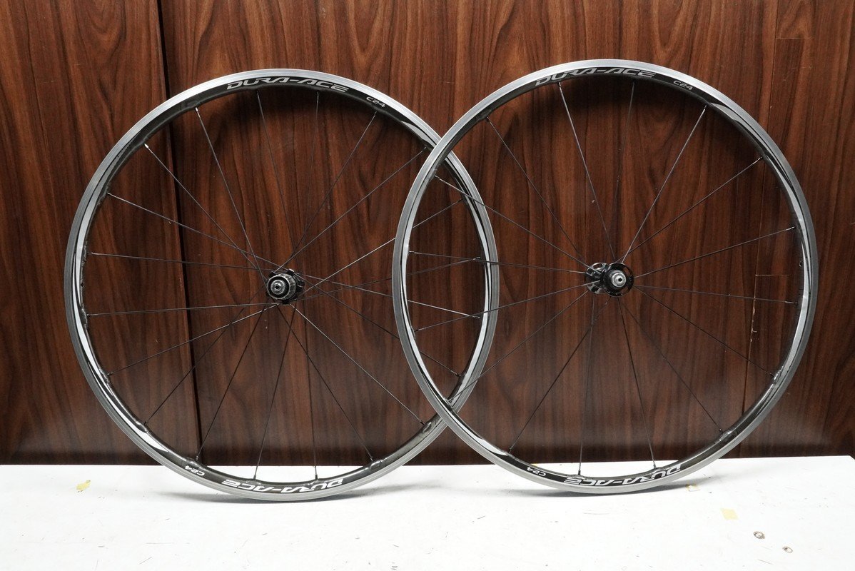 ○SHIMANO シマノ WH-9000-C24-CL DURA-ACE RIM シマノフリー 11/12s対応 クリンチャー カーボンハイブリッドリム ホイールセット