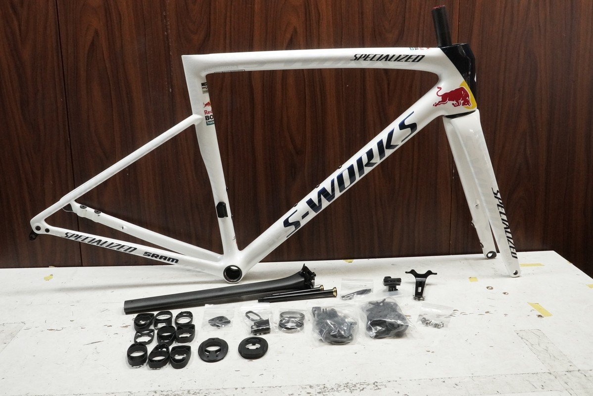 □SPECIALIZED スペシャライズド S-WORKS TARMAC SL8 TEAM RED BULL BORA HANSGROHE カーボンフレーム サイズ54 2025年 超美品