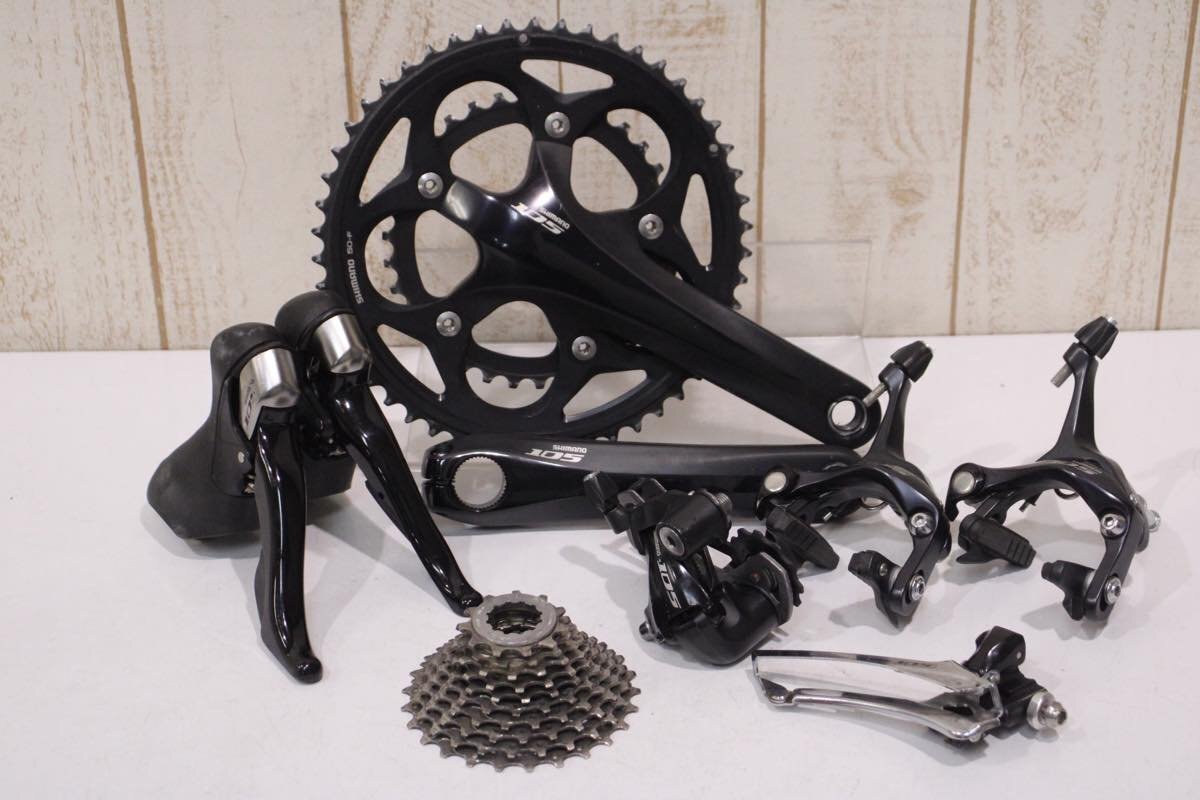 ★SHIMANO シマノ 5750 105 2x10s 機械式変速/ブレーキ グループセット 165mm 50/ 34T