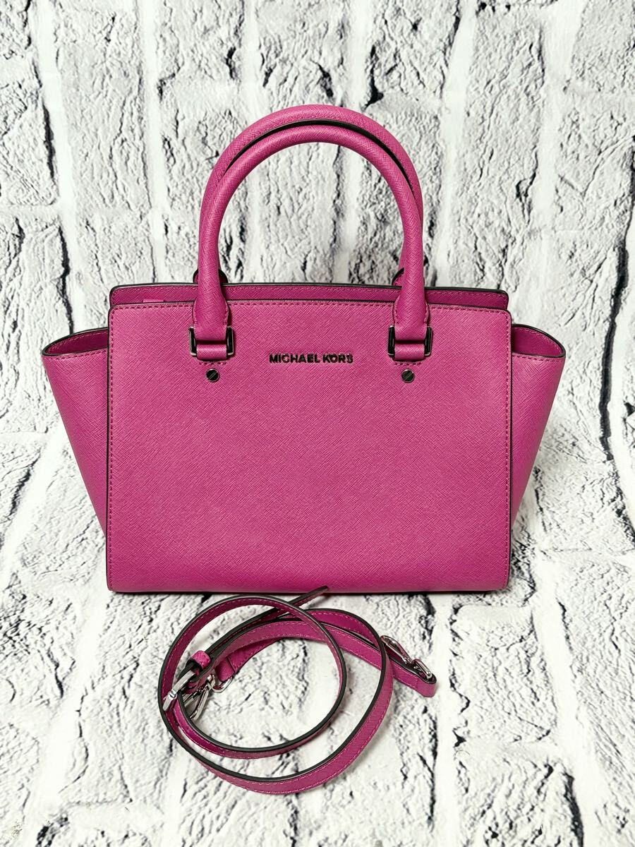 【美品】 MICHAEL KORS 2WAYハンドバッグ マイケルコース 5602-3