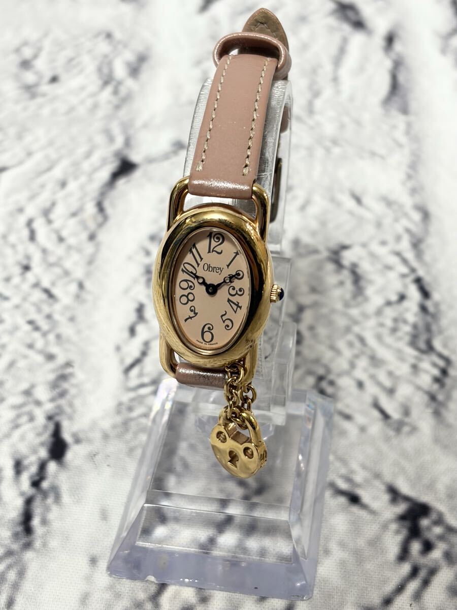 【売り切り】Obrey オブレイ レディースウォッチ 腕時計 クォーツ H2393 5647-9