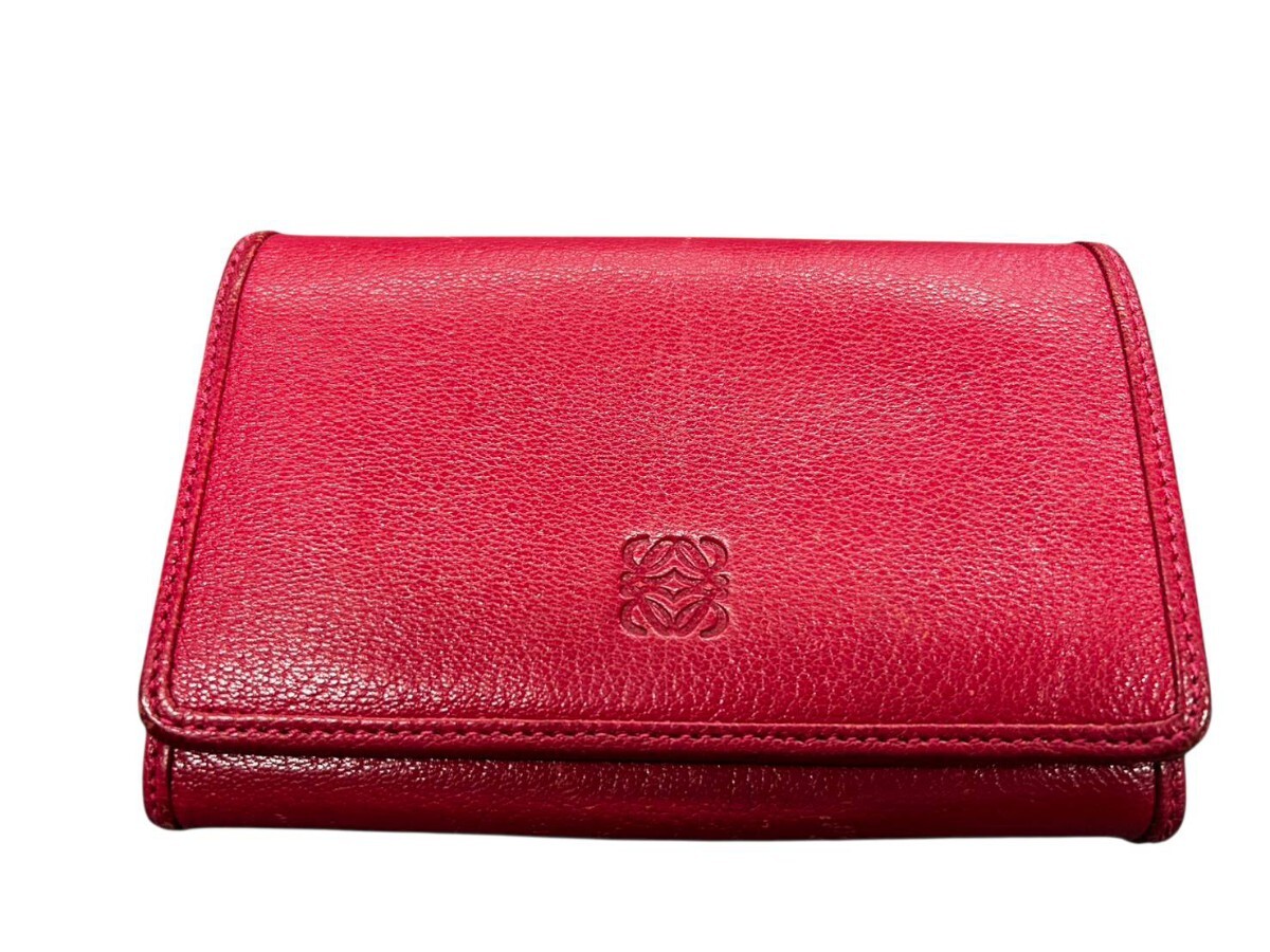 LOEWE ロエベ レザー 二つ折り財布 ウォレット #ys