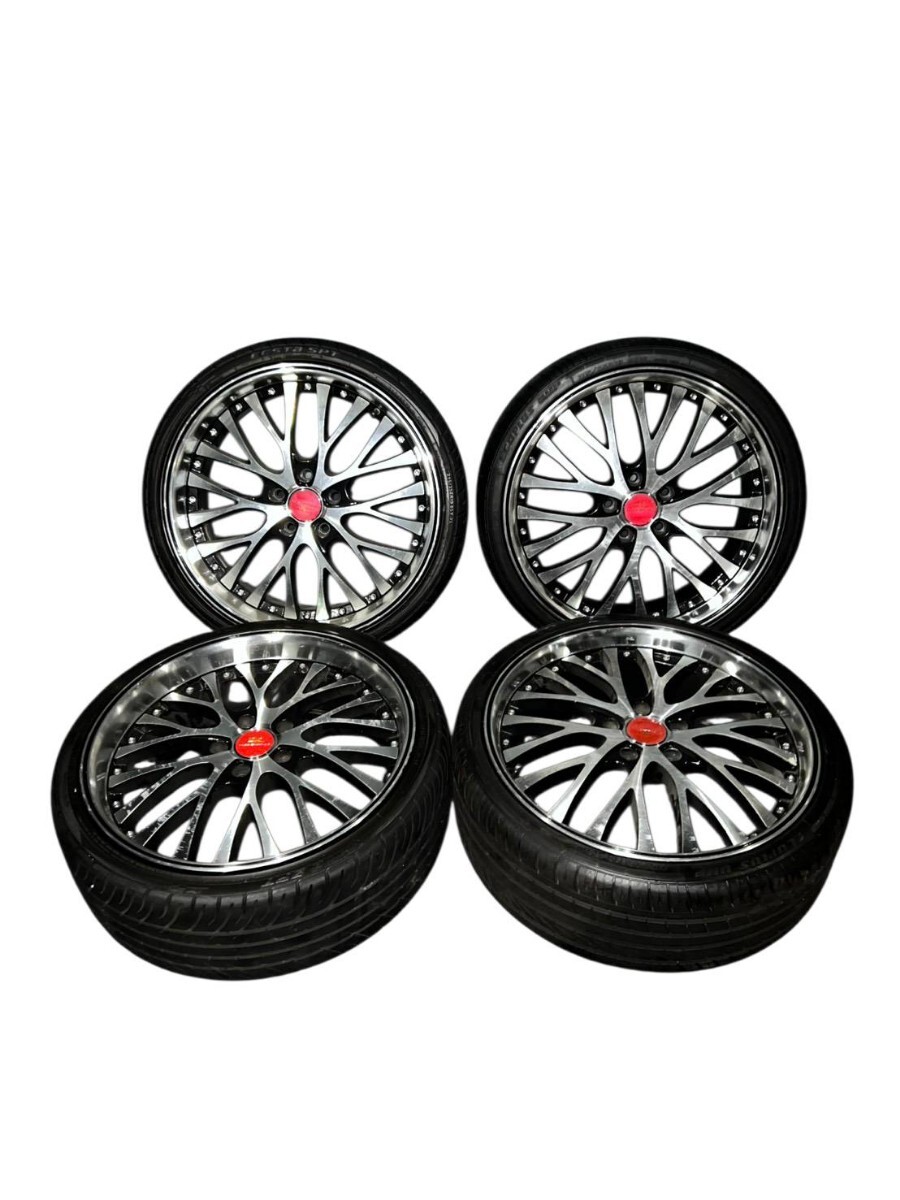 【直接引き取り限定】FLEDERMAUS ホイール FORTUNA タイヤ ECOPLUS UHP 215/35R19 85W 4点セット