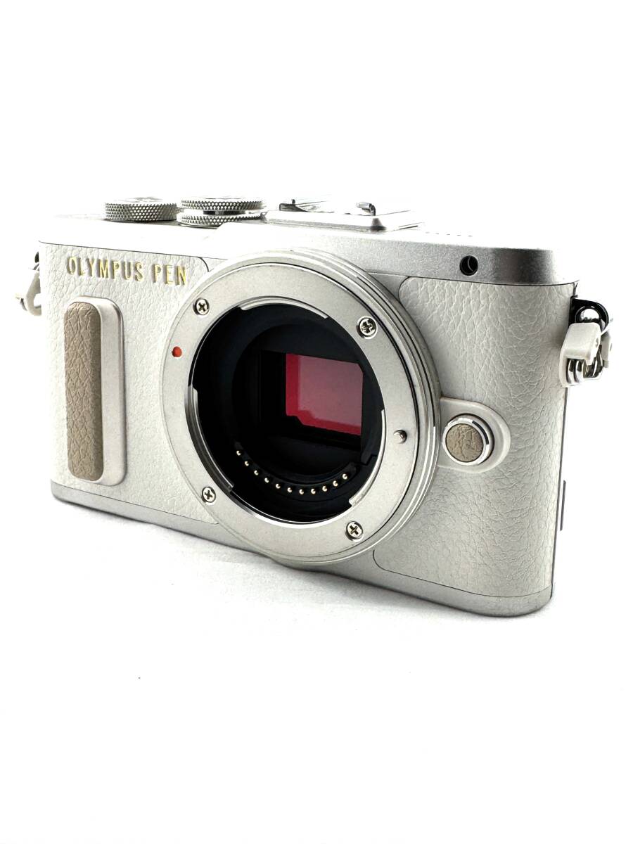 ★ジャンク品★OLYMPUS オリンパス E-PL8 ボディ 白 ホワイト ミラーレス一眼カメラ★　#539