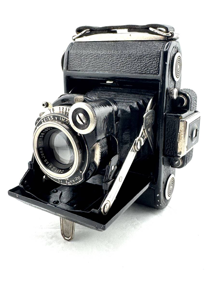 ★ZEISS IKON ツァイスイコン Super Semi Ikonta スーパーセミイコンタ I Carl Zeiss Jena Tessar 7cm F3.5 蛇腹 シャッター全速OK★ #571