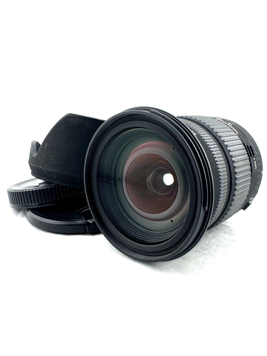 ★良品★SIGMA シグマ AF 18-50mm F2.8 EX DC MACRO CANON キヤノン キャノン EFマウント AF単焦点レンズ フード・キャップ付き★　#573