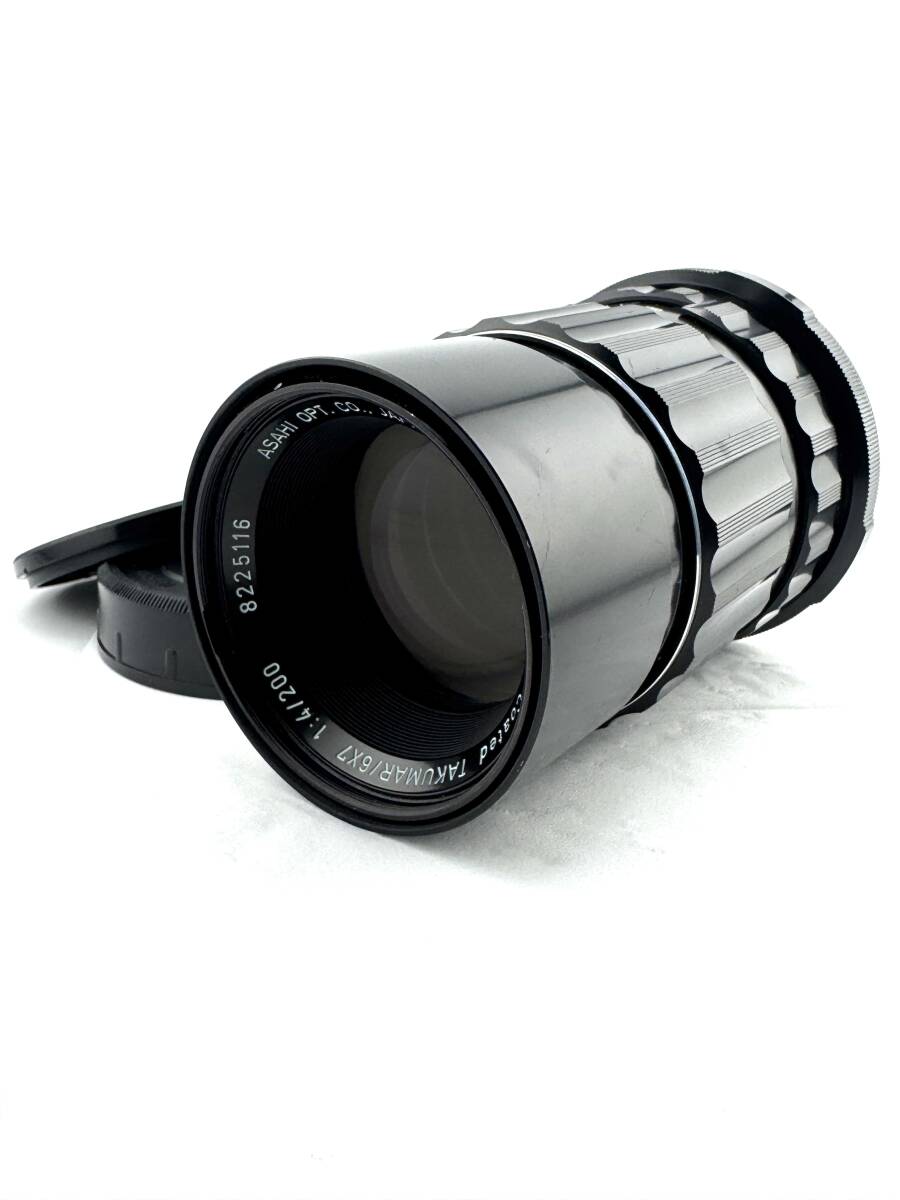 ★良品★Pentax ペンタックス SMC Takumar 6x7 67 6 7 200mm F4 中判カメラレンズ 中判レンズ★　#585