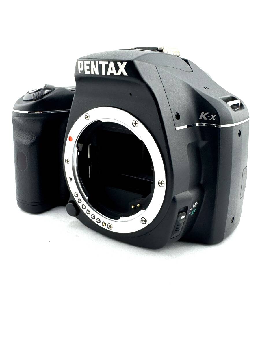 ★良品★《ショット数 6,235回 》PENTAX ペンタックス K-X ボディ ブラック 単三電池式★　#587