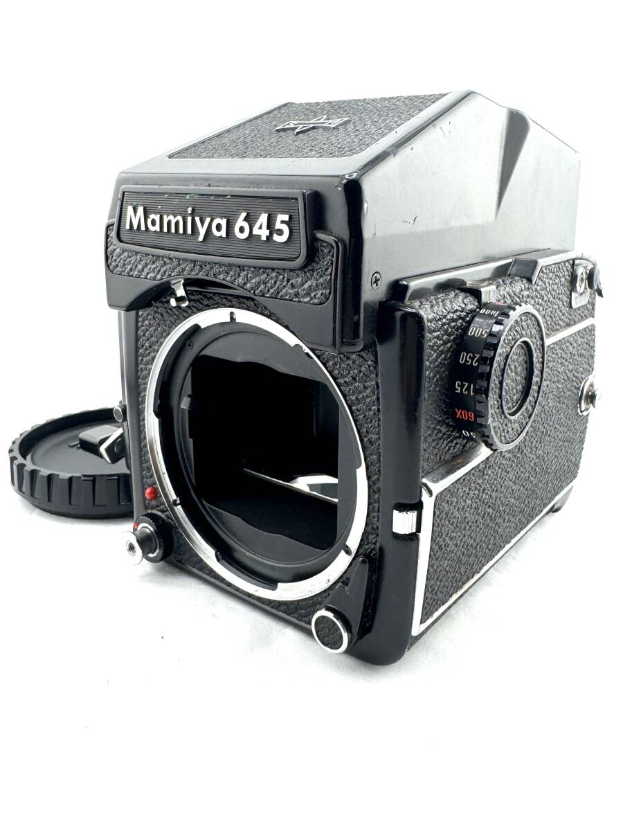 ★Mamiya マミヤ M645 1000S ボディ AE プリズムファインダー ボディ シャッター全速OK★　#589