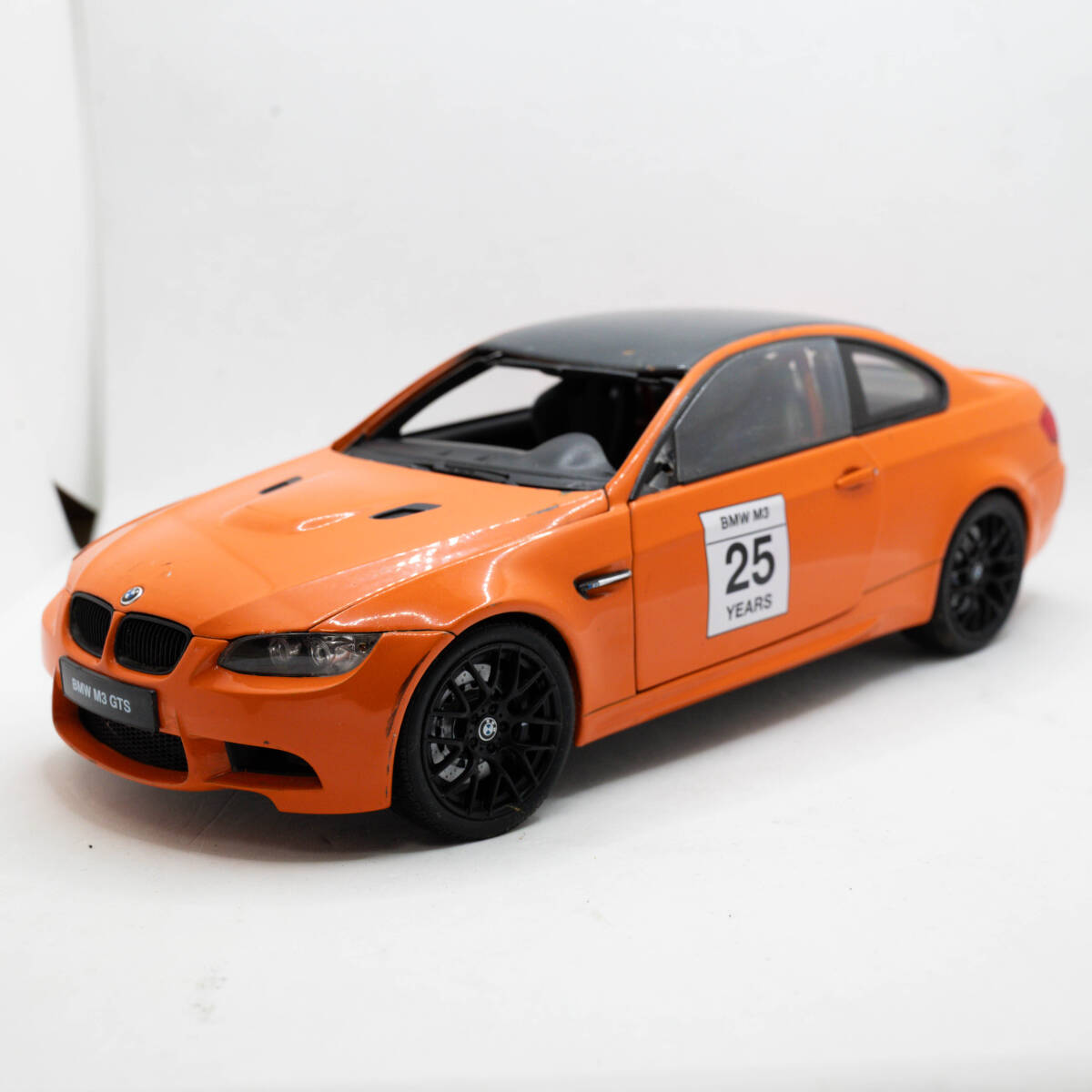京商 1/18 BMW M3 GTS E92 ファイヤーオレンジ No25 ミニカー 模型 ダイキャスト Kyosho KS08739PM ジャンク #ST-05453