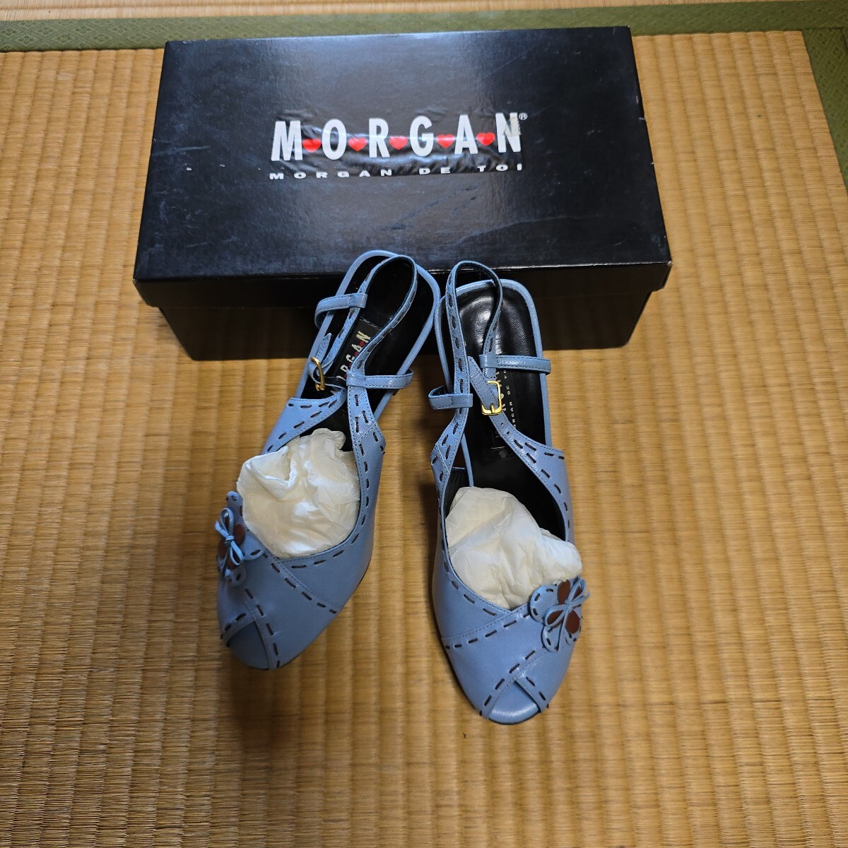 新品未使用モルガンストラップパンプス36