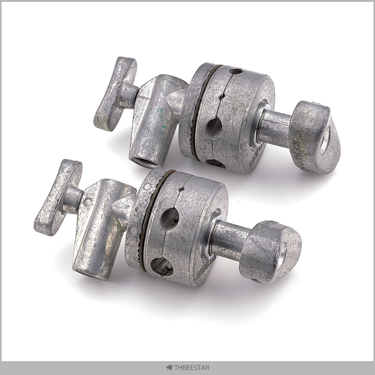 Matthews マシューズ ハリウッドヘッド シルバー 252029/350580 グリップヘッド 2個セット 【4】