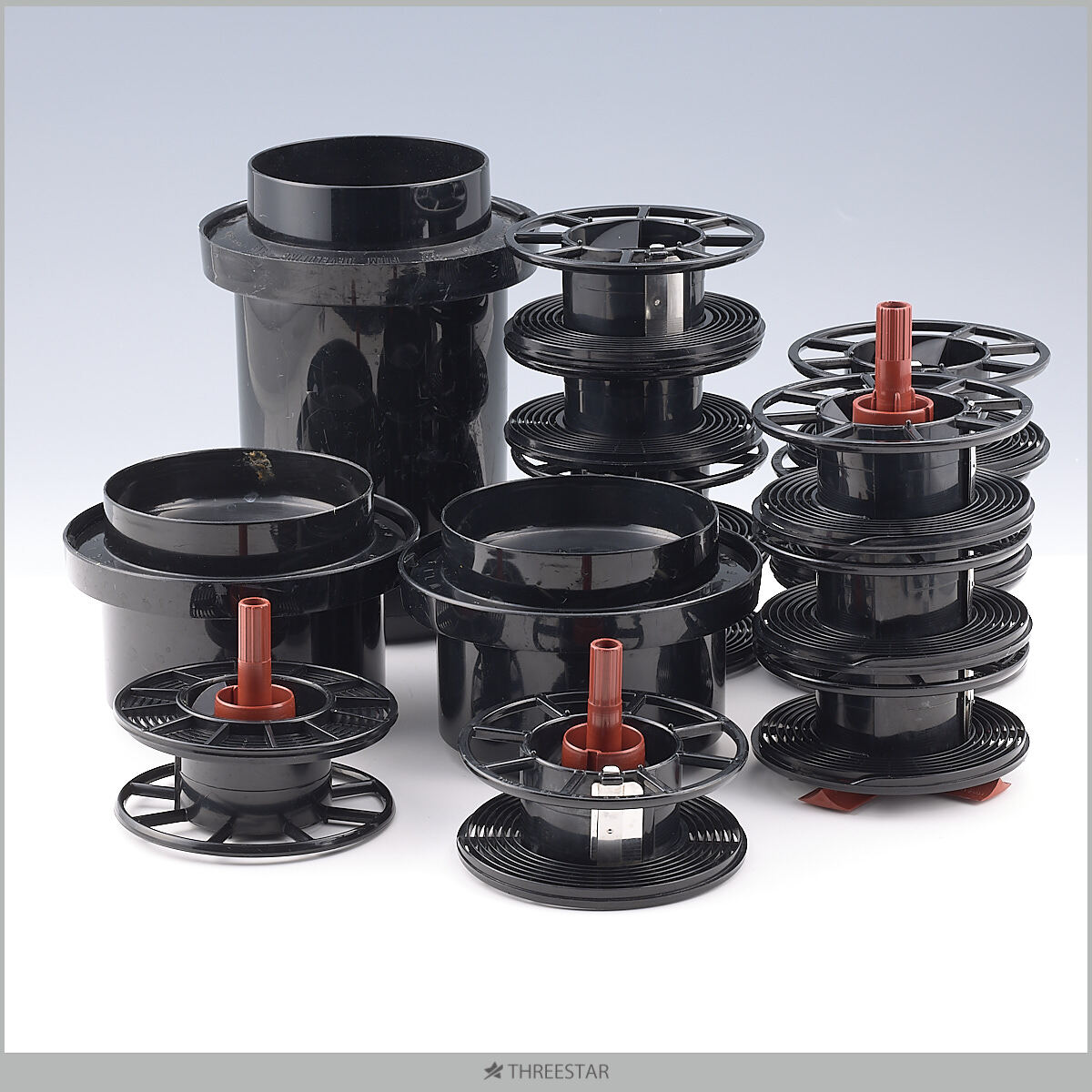 King キング 現像タンク 片溝式リール 35mm3本用と1本用 35 B DEVELOPING TANK 35mm リールセット【2】