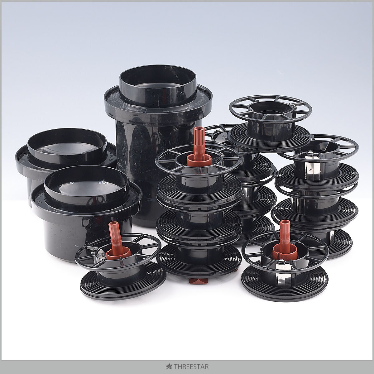 King キング 現像タンク 片溝式リール 35mm3本用と1本用 35 B DEVELOPING TANK 35mm リールセット【1】