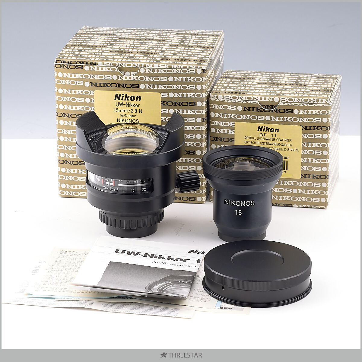 NIKON UW-NIKKOR 15mm 1:2.8 NIKONOS用 美品でオススメ！！DF-11 ファインダー ニコノス