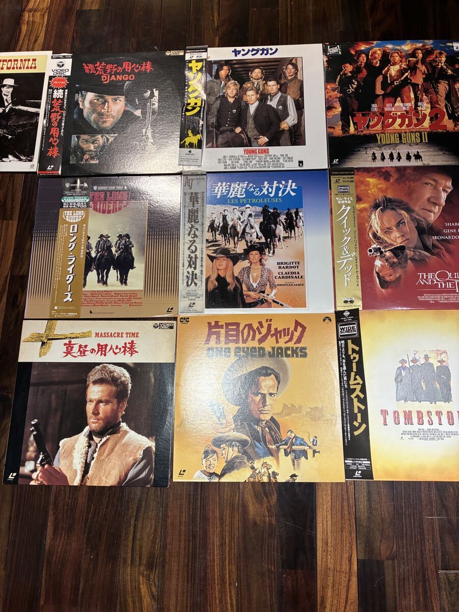 LD 西部劇　ウェスタン　10枚セット　レーザーディスク　トゥームストーン　ヤングガン　真昼の用心棒　華麗なる対決　続荒野の用心棒