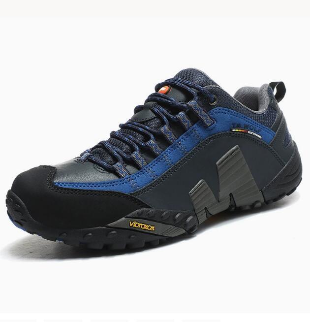 新入荷メンズ トレッキングシューズ 運動 ランニ ングシューズ アウトドアシューズ ハイキングシ ューズ 登山靴 ブルー24.5cm~27.5cm