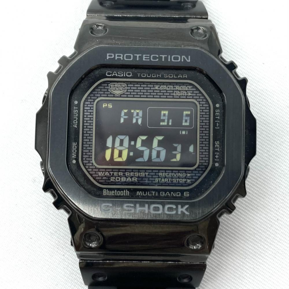 【中古】CASIO G-SHOCK GMW-B5000GD-1JF カシオ ジーショック ブラック 電波ソーラー モバイルリンク フルメタル[240019465004]