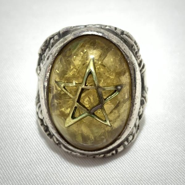 【中古】ALEX STREETER LTD エンジェルハートリング 17号 アレックスストリーター イエロー[240019462453]