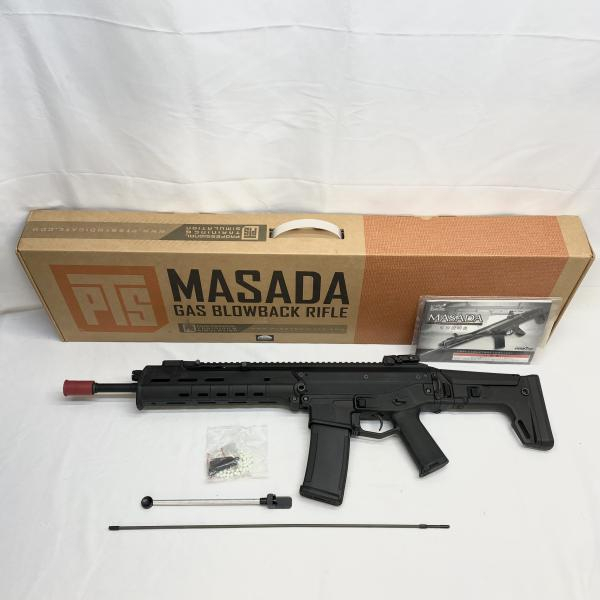【中古】18歳以上 KSC MASADA GBB BLACK/0.90J[240019502162]