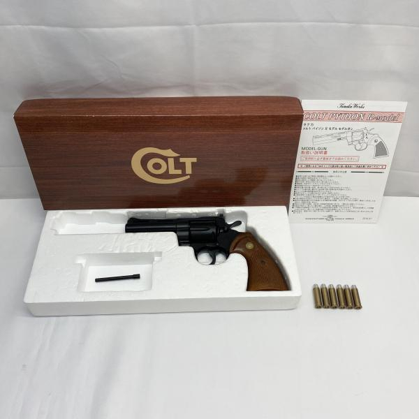 【中古】18歳以上 042 タナカ コルト パイソン.357マグナム 4インチ HW[240019515693]