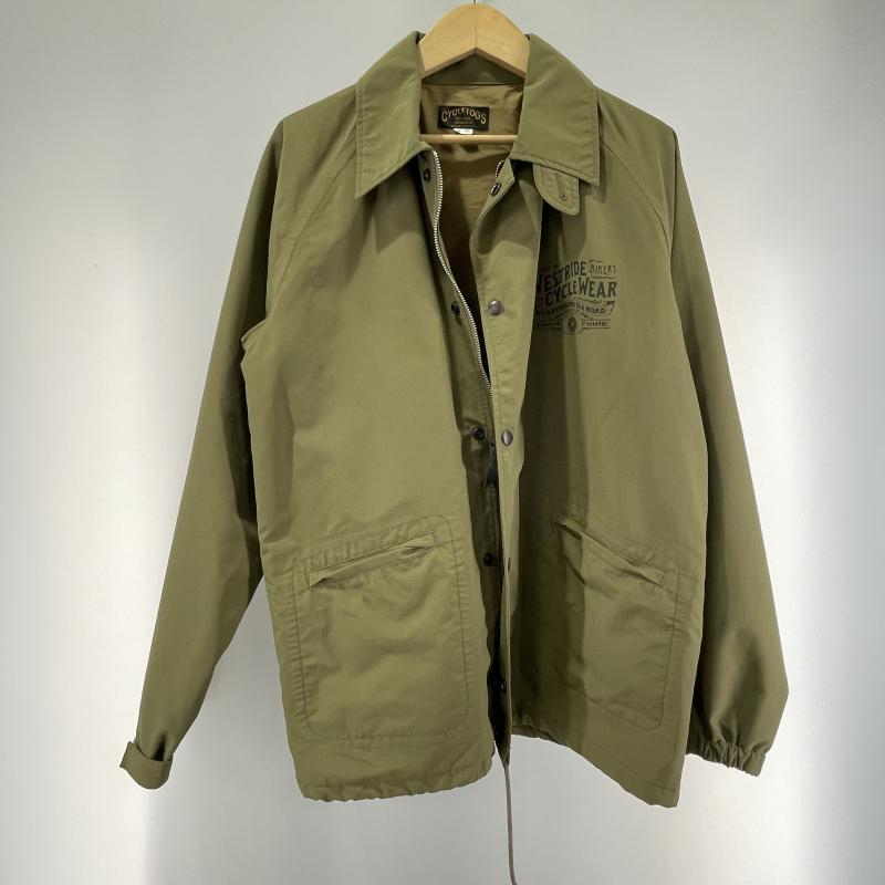 【中古】WESTRIDE サイクルウインドブレーカー サイズ40 カーキ ウエストライド[240019517072]