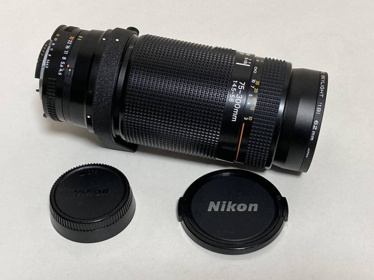 Nikon AF NIKKOR 75-300mm F4.5-5.6 ズームレンズ ニコン