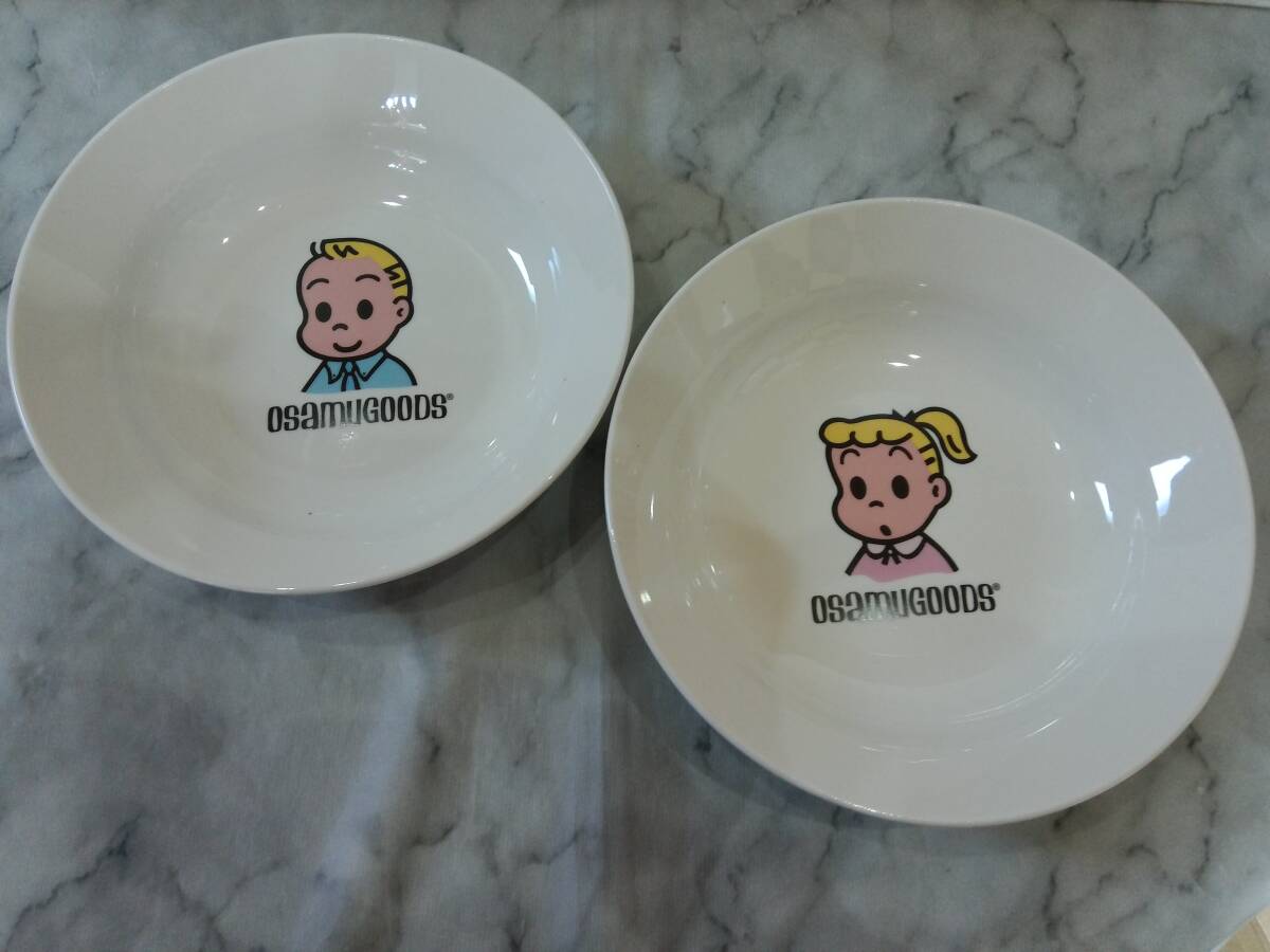 ●●●●オサムグッズ●プレート●深型●原田治●2枚●非売品●●●●