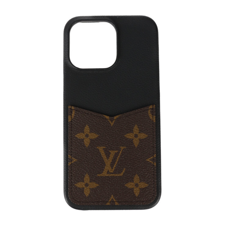 美品 LOUIS VUITTON ルイ ヴィトン IPHONE バンパー 15 PRO MAX モノグラム M828【本物保証】