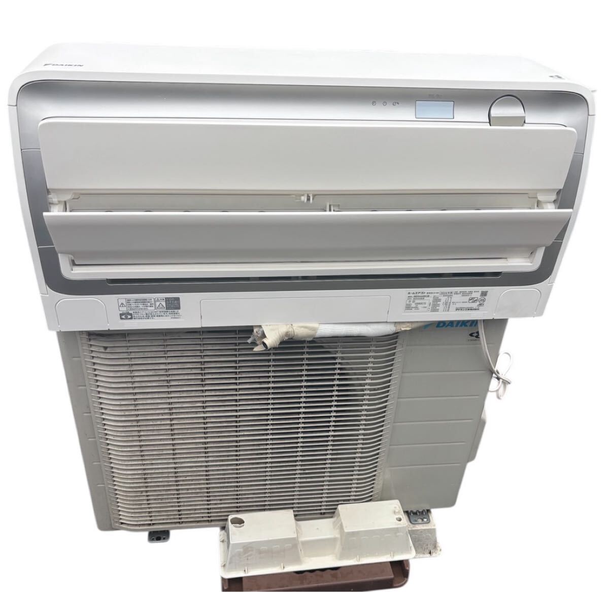 通電未確認　ダイキン DAIKIN ルームエアコン 2024年製　AN284AABKSW 室外機 リモコン付き　　10畳