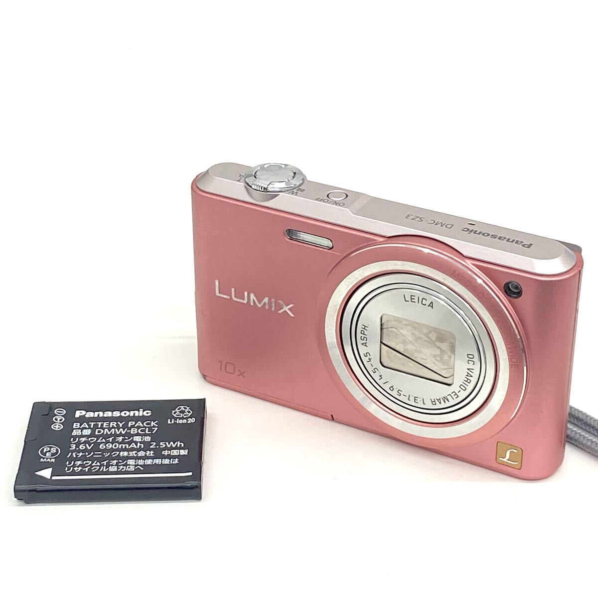 吉 Panasonic LUMIX DMC-SZ3 パナソニック ルミックス コンパクトデジタルカメラ コンデジ デジカメ バッテリー付き 動作未確認