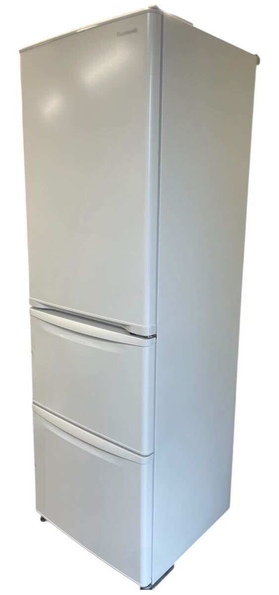 Panasonic ノンフロン　冷凍冷蔵庫品番 NR-C373C-W 形　パナソニック株式会社　 3ドア　365L 2022年製　