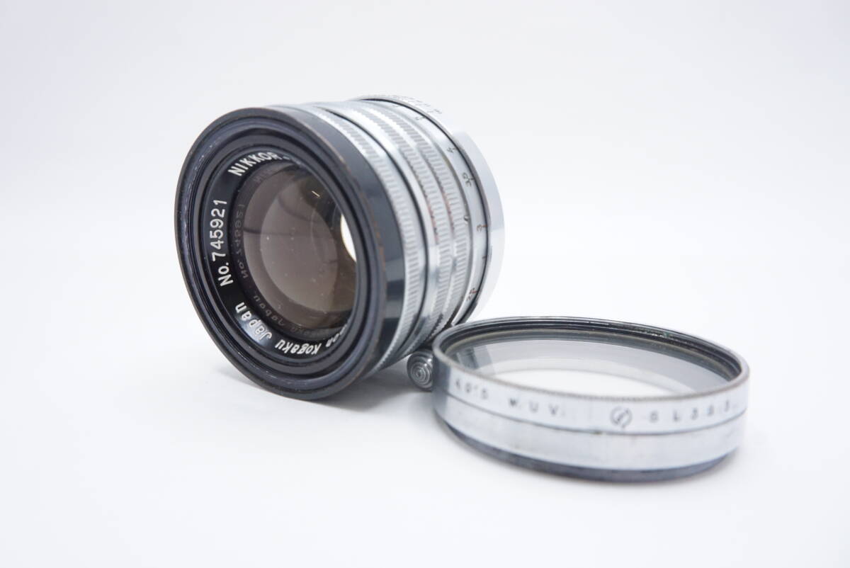 ○NIKKOR-H.C F2 5cm Lマウント（フィルター付）ジャンク品扱い