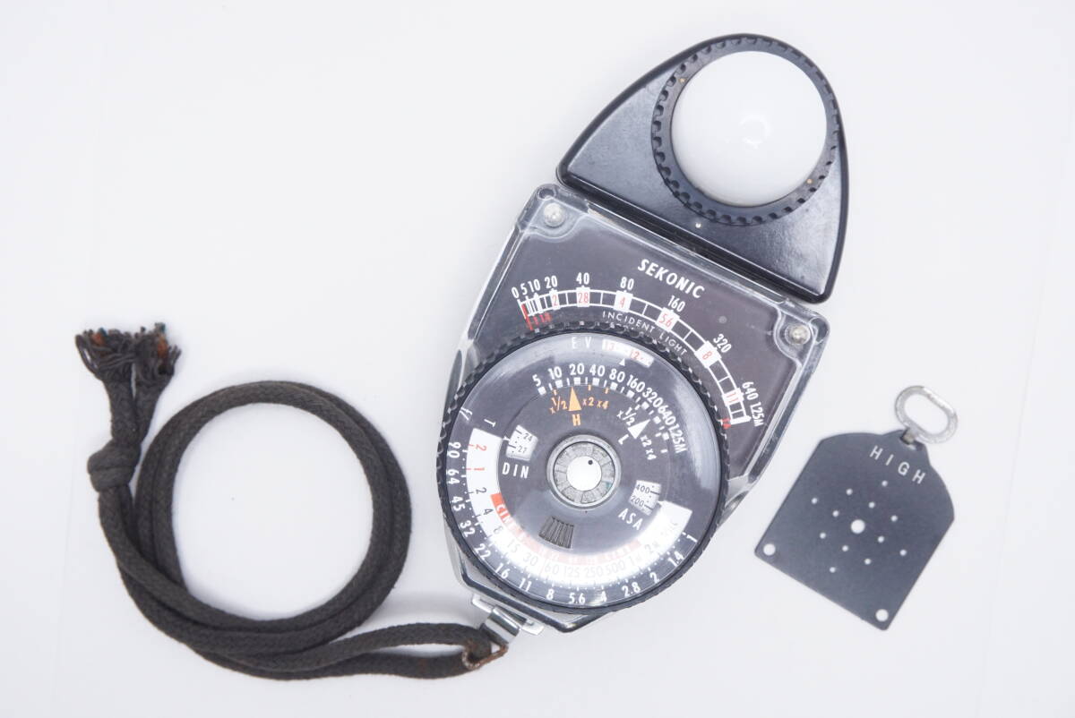 ▽SEKONIC セコニック STUDIO DELUXE L-398 露出計 ジャンク品