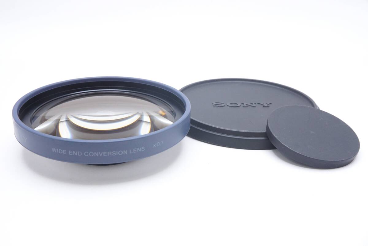 ▽SONY ソニー WIDE END CONVERSION LENS ×0.7 (前後キャップ付)