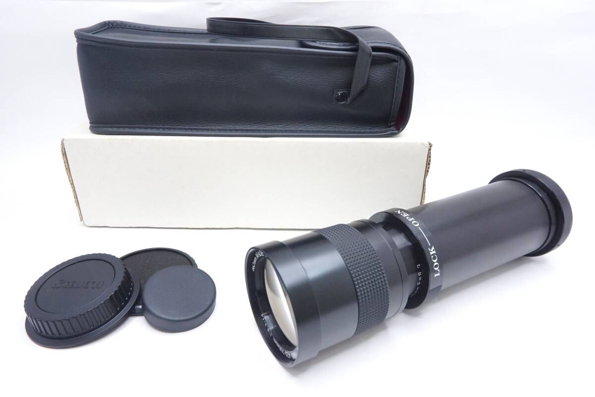 ▽VARI バリ 7000 420-700mm F8.3-14 EFマウントアダプタ キャノン用 (前後キャップ・ケース・元箱付) ジャンク品扱い