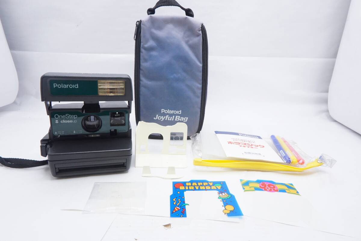 ○Polaroid ポラロイド OneStep close up　ポラマジックアダプターセット(取説・ケース付き）ジャンク品