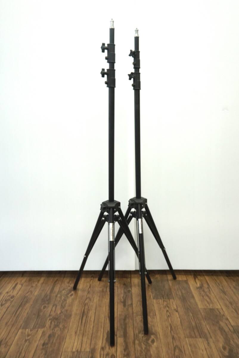 ▽pio rainbow ピオ レインボー LS-303B 撮影用スタンド 三脚 2本セット