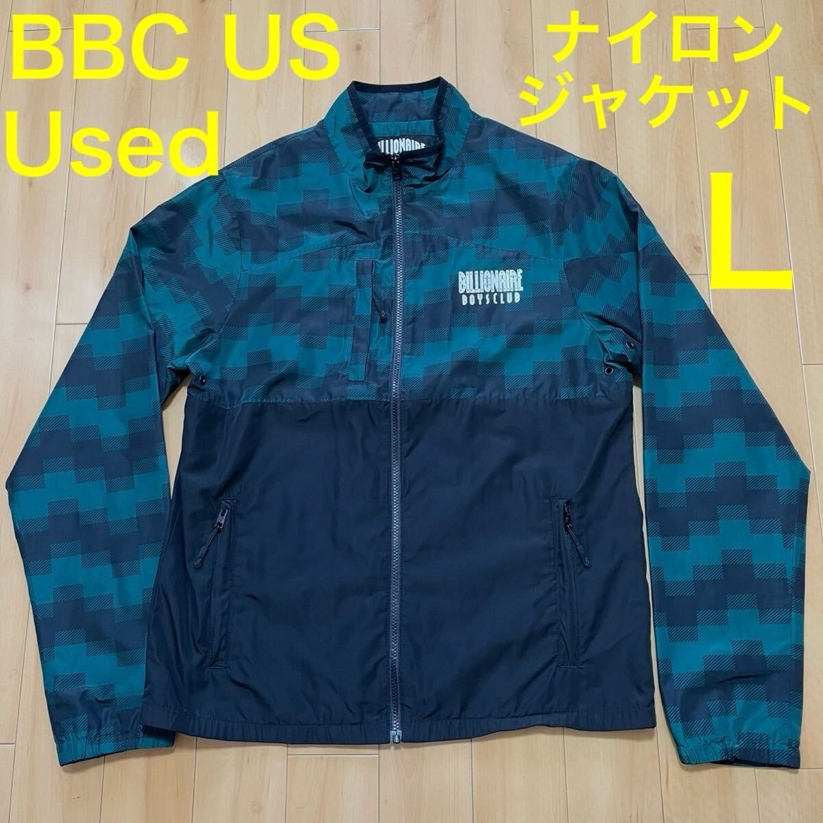 ★★★ Used 黒 BILLIONAIRE BOYS CLUB ナイロンジャケット L