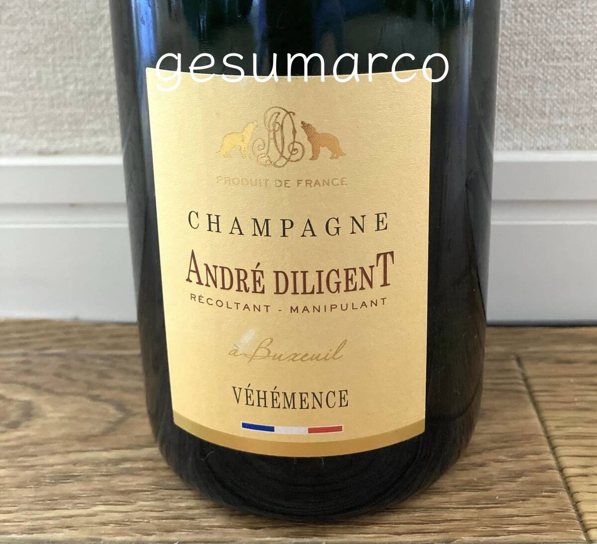 シャンパーニュ アンドレ・ディリジャン ブリュット CHANPAGNE ANDRE' DILIGENT 750ml フランス スパークリングワイン 発泡酒
