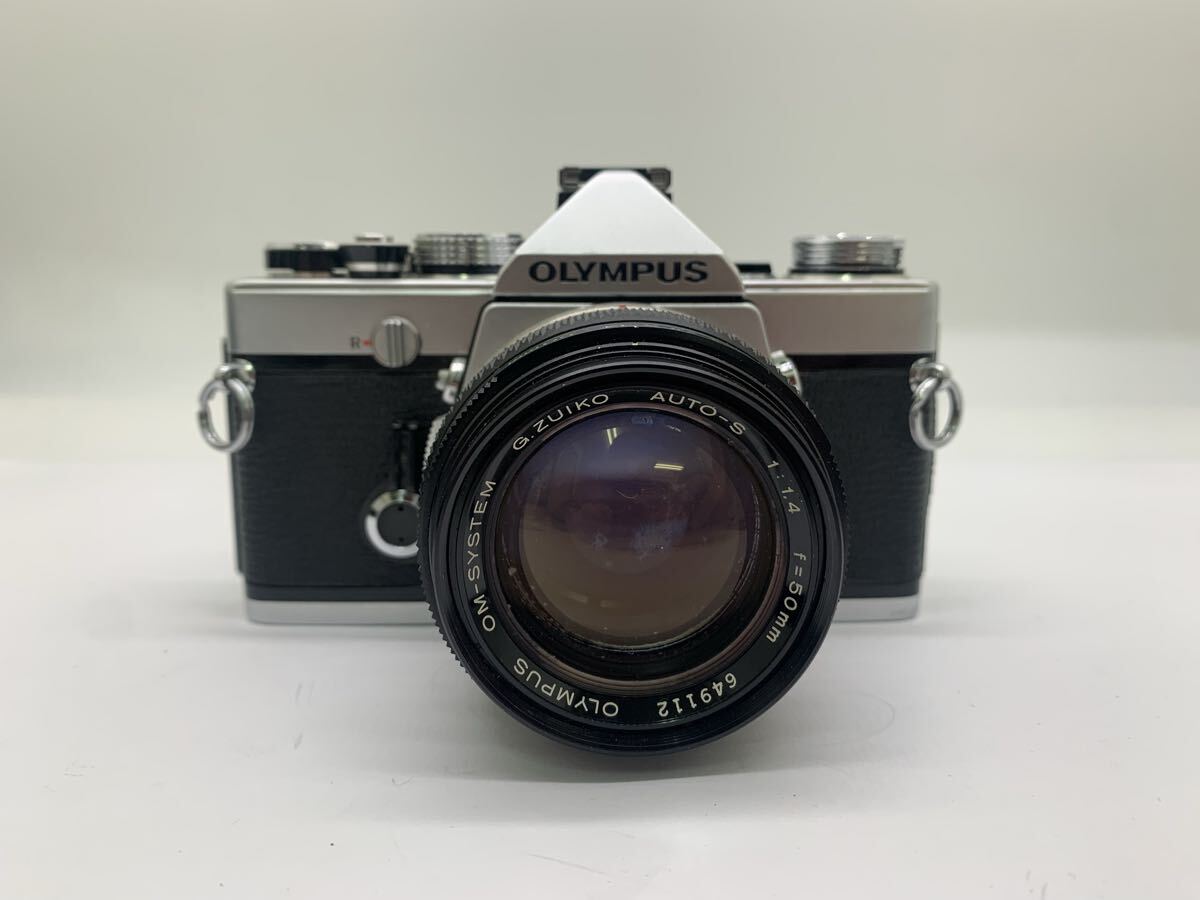 【XB2016】 OLYMPUS OM-1/G.ZUIKO AUTO-S 50mmf1,4 動作未確認 オリンパス フィルムカメラ レンズ