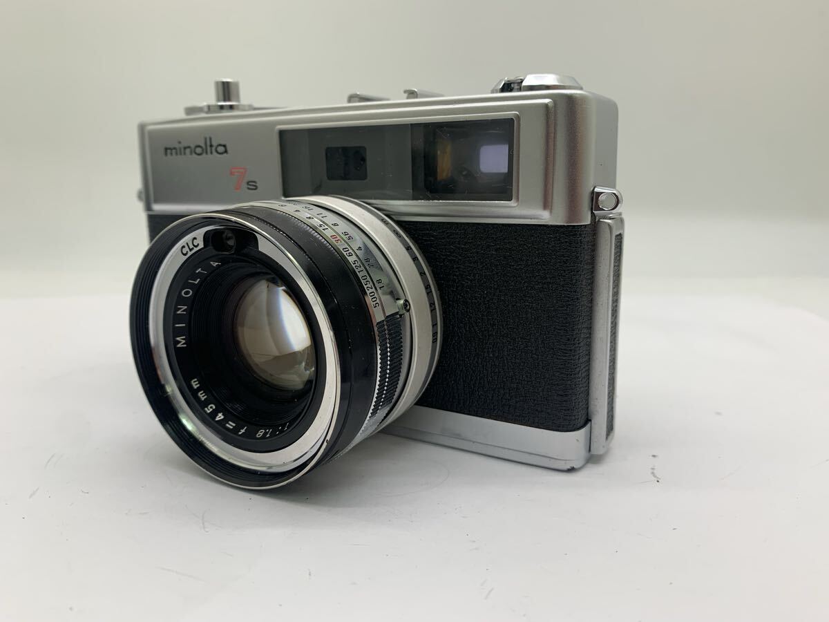 【XB2171】 MINOLTA HI-MATIC 7s 動作未確認 minolta ミノルタ フィルムカメラ レンジファインダー