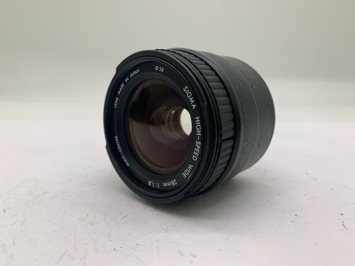 【XB2376A】 SIGMA HIGH SPEED WIDE 28mm f1.8 シグマ レンズ カメラレンズ AF