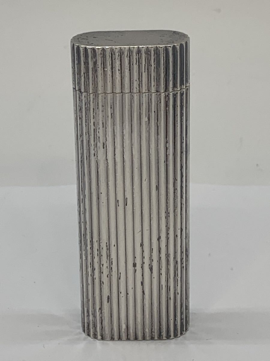 【ゆ7254】Cartier カルティエ ガスライター シルバー 喫煙具 喫煙グッズ ※火花確認済み