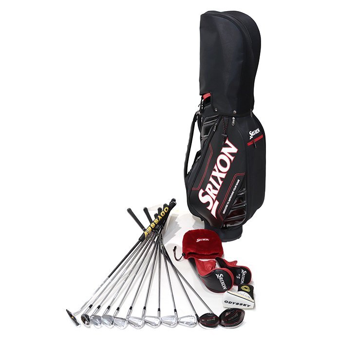 スリクソン(SRIXON) クラブ11本セット ドライバー/フェアウェイウッド5番/アイアン/パター Z785/ZF85/オデッセイDOUBLE WIDE ゴルフバッグ