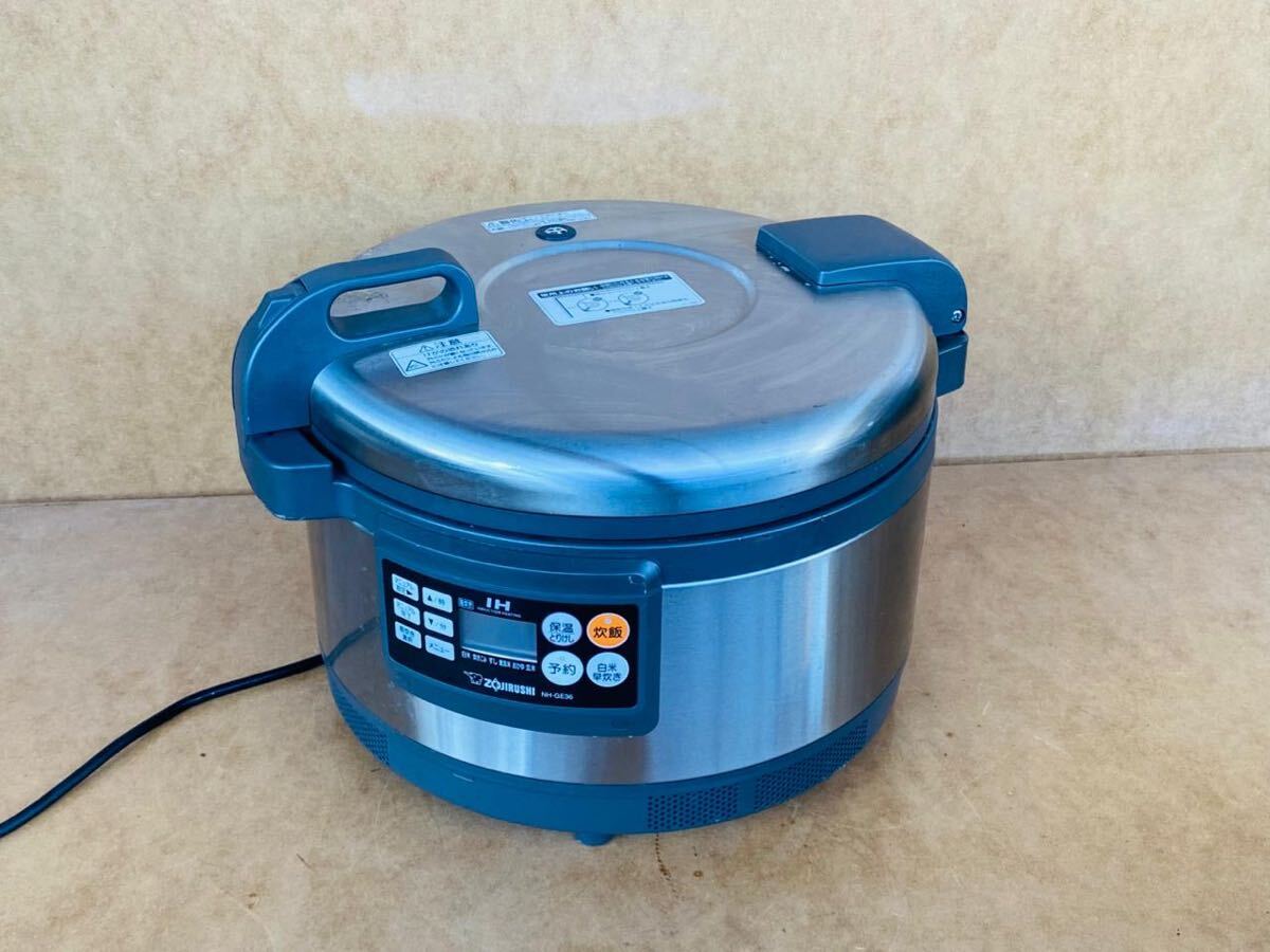 ZOJIRUSHI IH炊飯ジャー 象印 炊飯器 3.6L NH-GE36 200V 動作確認済み