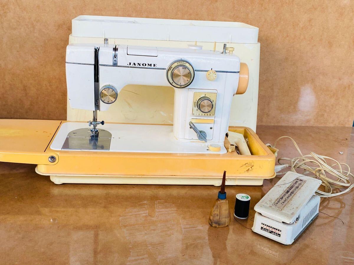 JANOME ジャノメ ハンドクラフト ミシン 手工芸 MODEL 802 レトロ 中古