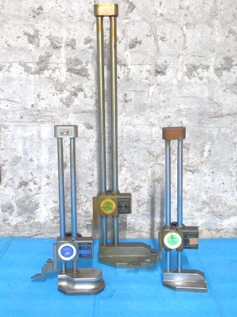 動作未確認 現状品 Mitutoyo ミツトヨ ハイトゲージ 192-130 0.01-300mm / 192-106 0.01-300mm / 192-104 0.01-600mm 管理8H0309F-G1